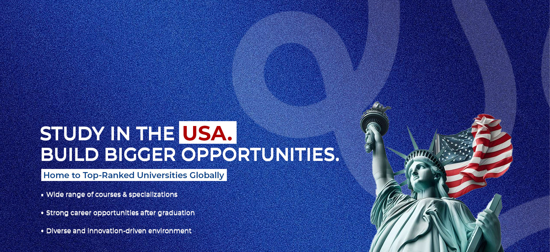 Study in USA Banner